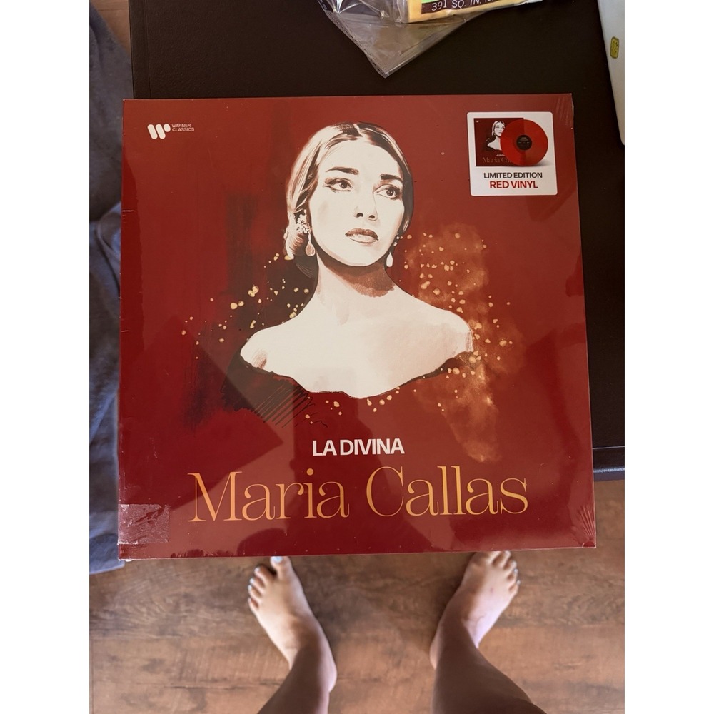 Maria Callas - La Divina Limited Edition Red Vinyl Warner Classics New Sealed